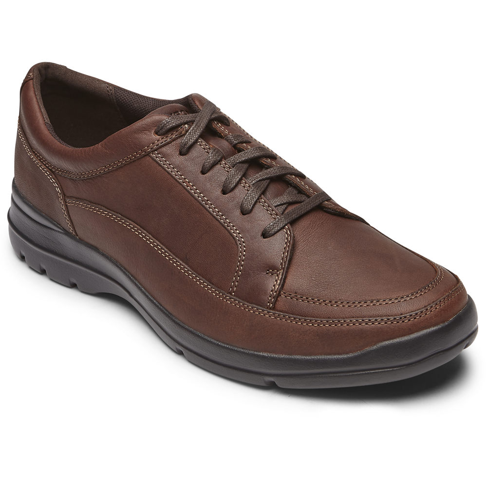 Rockport Mens Junction Point Lace to Toe - Sneakers Brown - CIA640839